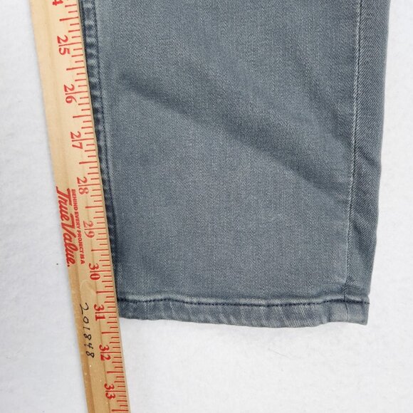 Paige Jeans Mens 30X31 Gray Lennox Transcend Slim Straight Stretch Casual Denim - Picture 5 of 12
